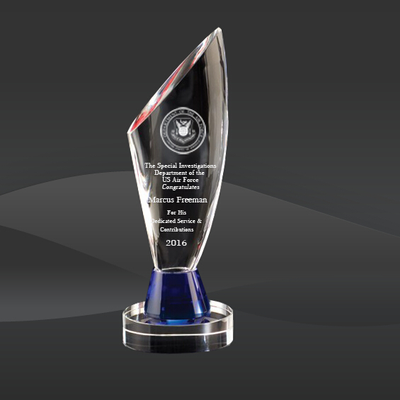 Blue Crystal Euphoria Award (T-FEP411BU)