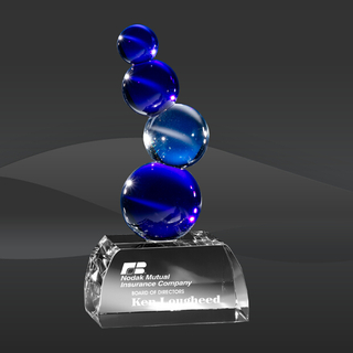 Transformation Sphere Crystal Award (MPI-CR-A1081BU-8)