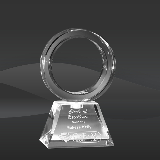 Excellence Circle Crystal Award (MPI-CR-A1119-7)