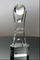 Crystal Obelisk on Black Base Corporate Gifts for Outstanding Performance Awards Trophies (#5235, #5236, #5237)