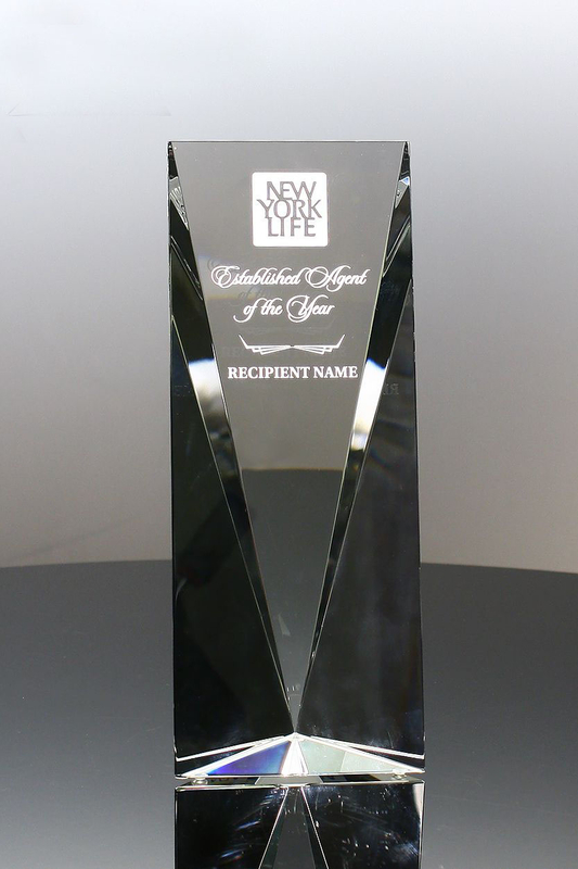 Optic Crystal Beveled Panel Award for Recognition Ideas (#5669--10")