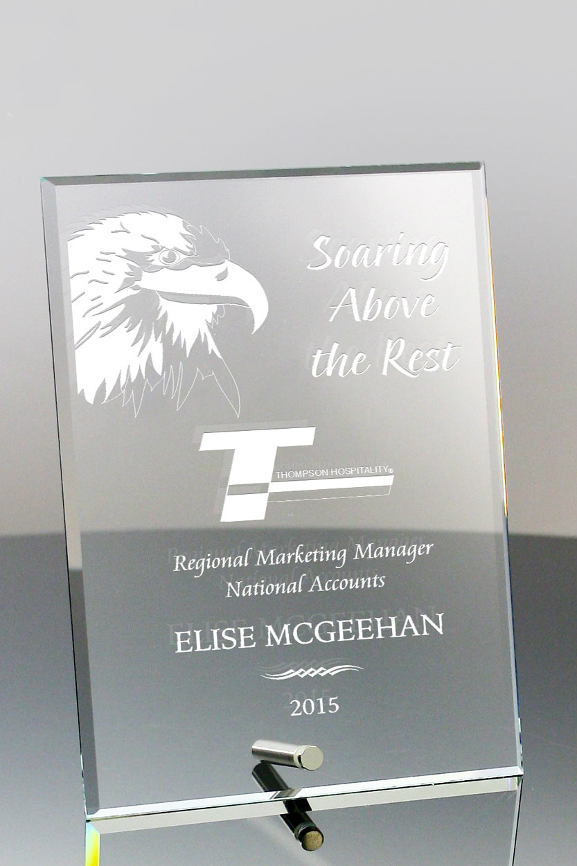 Quad Leadership Glass Award (#1592, #1593, #1598, #1399)