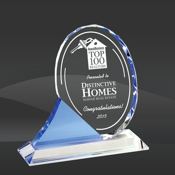 Blue Sunbow Crystal Award (SCT-B9307)