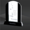 Dark Two Tone Arch Crystal Award (MP-OPT5831, MP-OPT5832, MP-OPT5833)