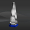 Blue Obelisk Tower Crystal Award (JC-4000-862, JC-4001-862, JC-4002-862)