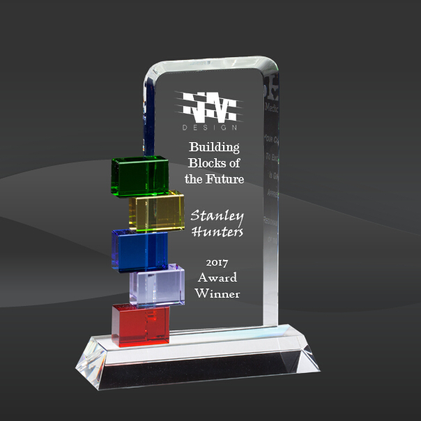 Colorful Crystal Squares Award (D-GL73)