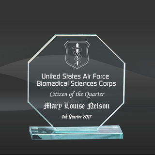 Octagon Glass Ovation Award (D-GL523, D-GL522, D-GL521)