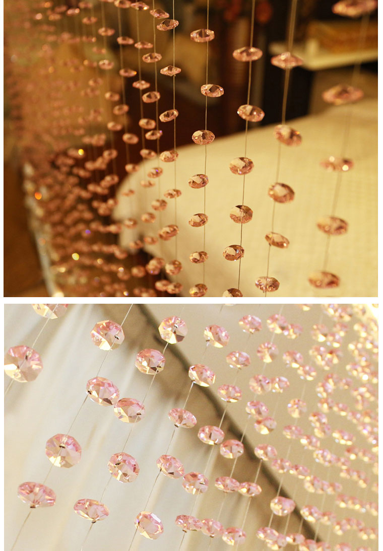 Octagon Crystal Beaded Curtains