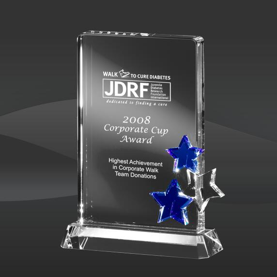 Power of Trinity Crystal Award (MPI-CR-A1078BU-7)