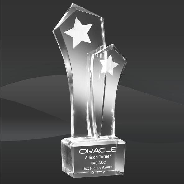 Dual Glamour Crystal Award (MPI-CR-A1116-11)