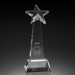 Floating Star Tower Crystal Award (#2003)