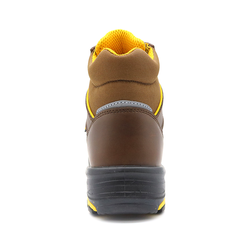 Brown Leather HRO Waterproof Safety Shoes with Composite Toe