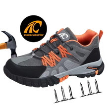 Oil Acid Resistant Steel Toe Fashion Safety Shoes Rubber Sole