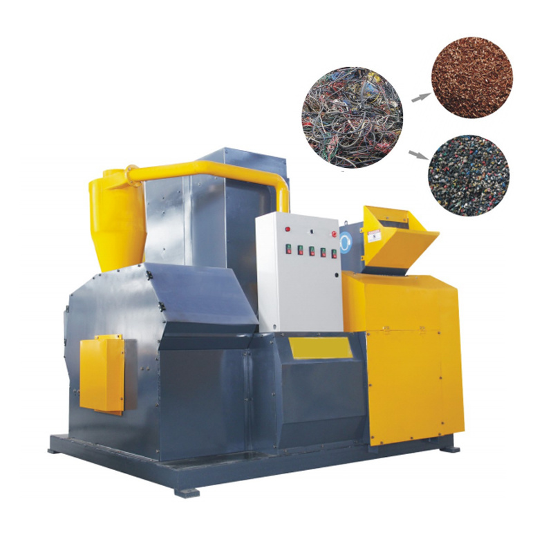Scrap Cable Granulator Electric Wire Car Copper Wire Recycling Machine