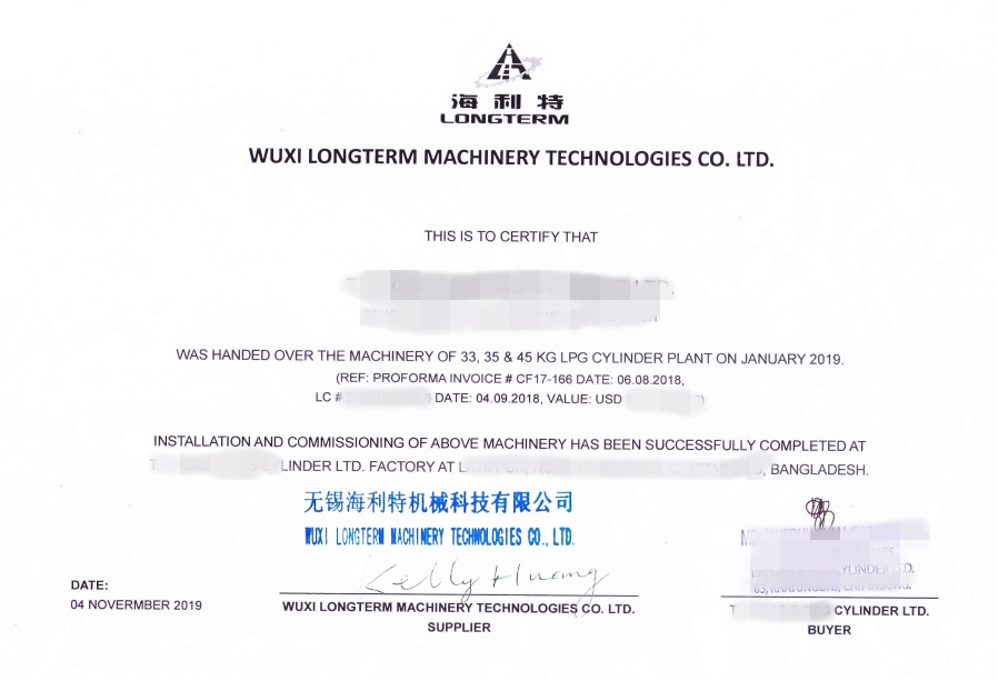 Automatic LPG Cylinder Reconditioning and Repairing Line