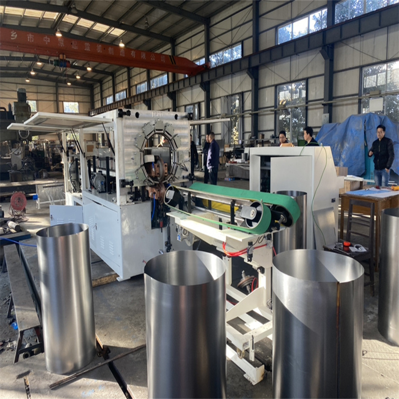 Automatic W Beading Machine Horizontal Flanging & Expanding Machine for Steel Drum, Barrel/Drum Flanger