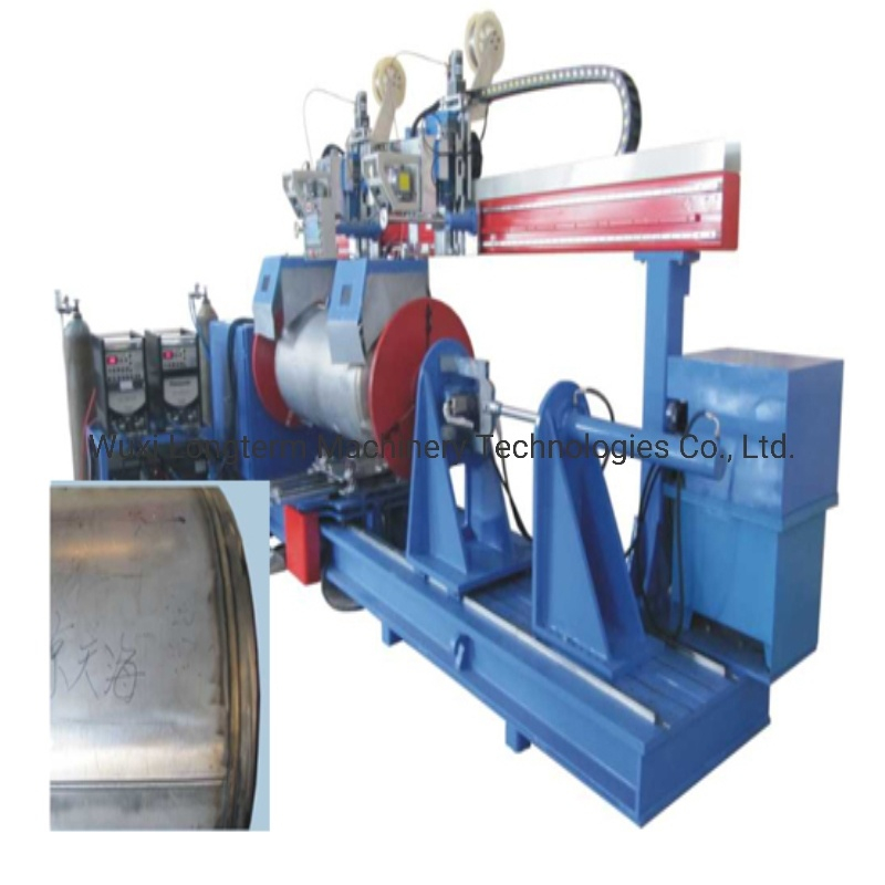 High Welding Speed Automated Solar Water Heater TIG / MIG Circumferential Lathe Welder / Welding Machine