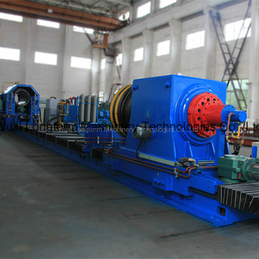 Roller Type Hot Spinning Machine for CNG Cylinders of Diameter 232 mm to 406 mm and Length of 600 mm to 2500 mm.