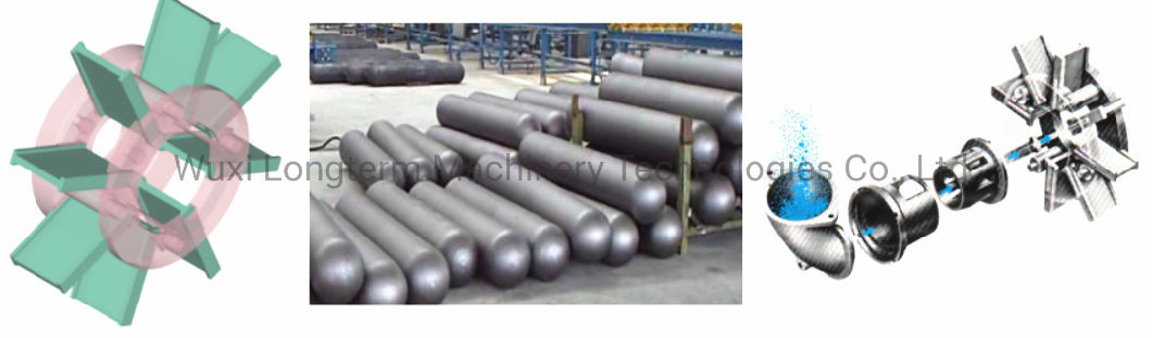 CNG Cylinder External Shot Blasting Machine, Internal Shot Blasting^