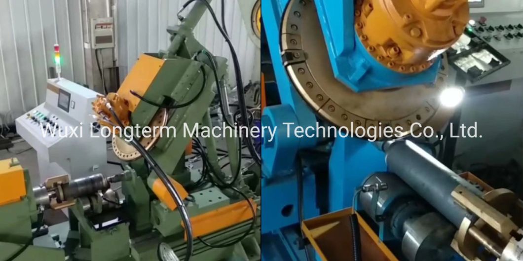 D232 406 CNG Cylinder Coding/Marking Machine Seamless Cylinders Neck Embossing Machine