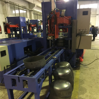LPG Cylinder Tank Trimming & Polishing Machine