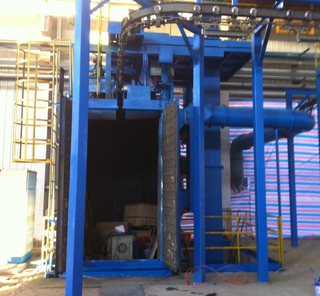 High Efficient LPG Cylinder Shot Blasting Machine