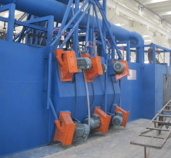 High Efficient LPG Cylinder Shot Blasting Machine