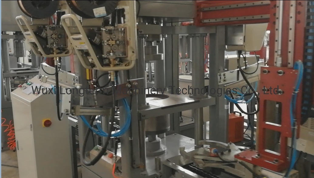 Popular Semi-Automatic LPG Cylinder Handle Welding Machine / Production Line