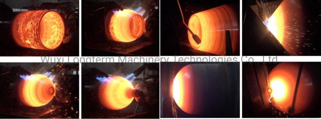 Customized 76-180& 232-406mm CNG Gas Cylinder Hot Spinning Neck-in &Bottom Closing Forming Machine^