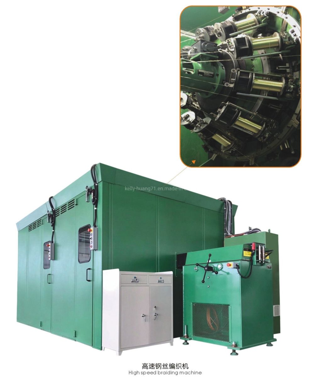 Horizontal Type Super High Speed Wire Braiding Machine for Metal/ Rubber Hose