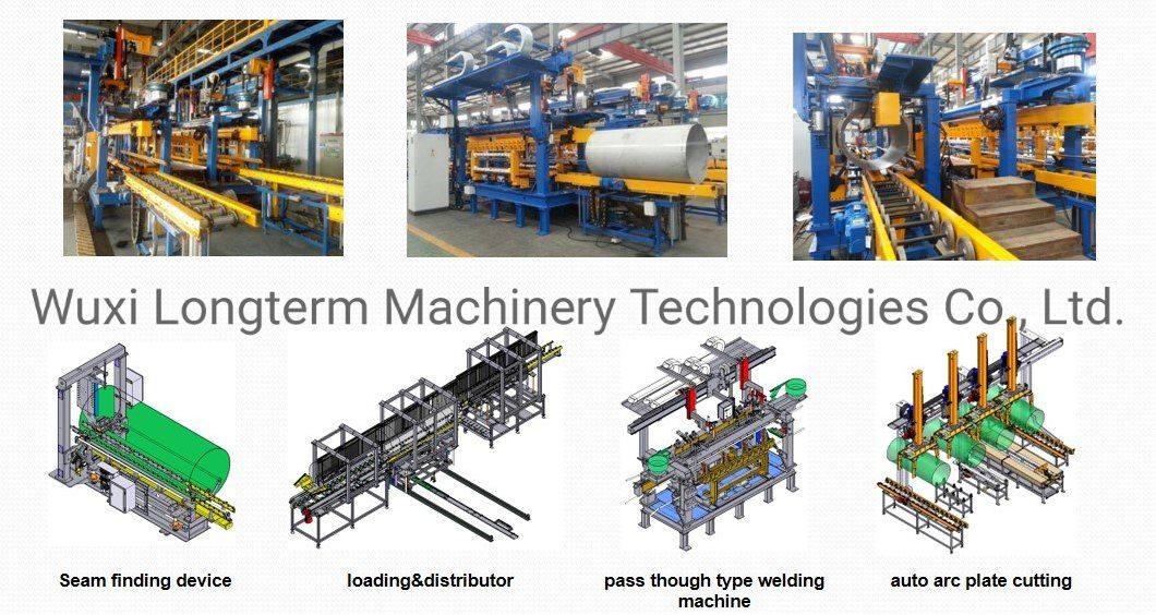 China LNG Gas Tank TIG Open Type Seam Welding Machine, Automatic Gas Cylinder Straight Seam Welding Lathe#