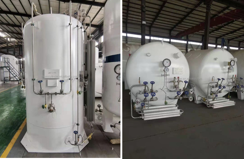 Hot Sale Cryogenic Storage Tank for Industrial Gas: Liquid Oxygen, Nitrogen, Argon, LNG