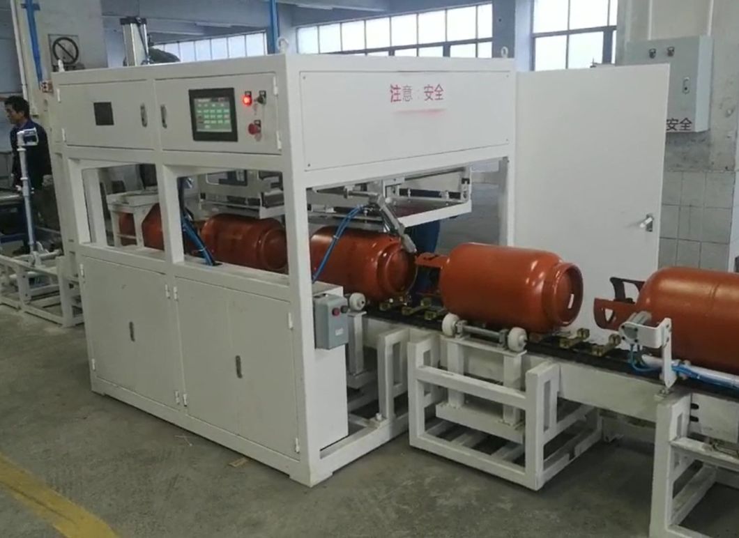 Fully Automatic High Speed LPG Gas Cylinder Body Silk Printing Machine Assembly Logo Printing Machine