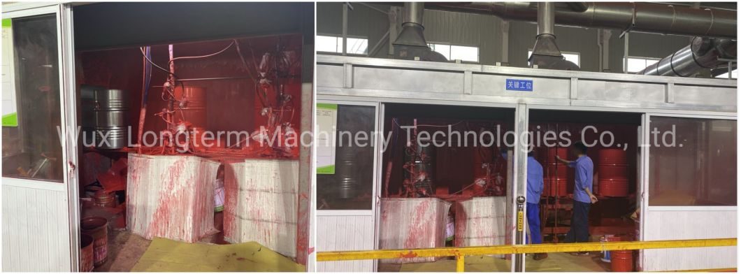 Fully Automatic Steel Drum Painting Booth Machine with High Efficiency