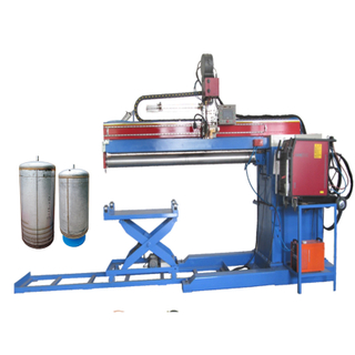 Hot Water Heater Inner Outer Body Welding Machine Longitudinal Length Welding Seam Welding Lathe System
