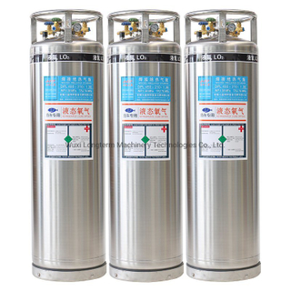 Dpl 80-499L 2.3MPa Stainless Steel Ln2 Lo2 Lar LNG Lco2 Cryogenic Empty Gas Cylinder Liquid Oxygen Cylinder for Hospital