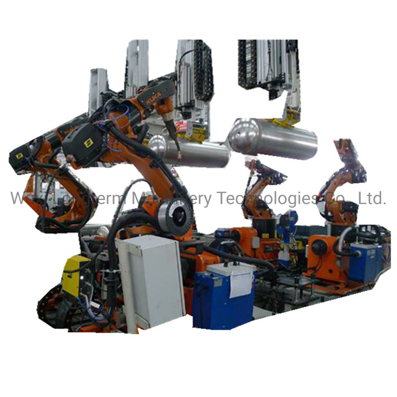 Professional Cylinder Welding Supplier in China, Industrial Air Water Heater / Solar Water Heater / Gas Cylinder MIG Mag Seam Welding Machine