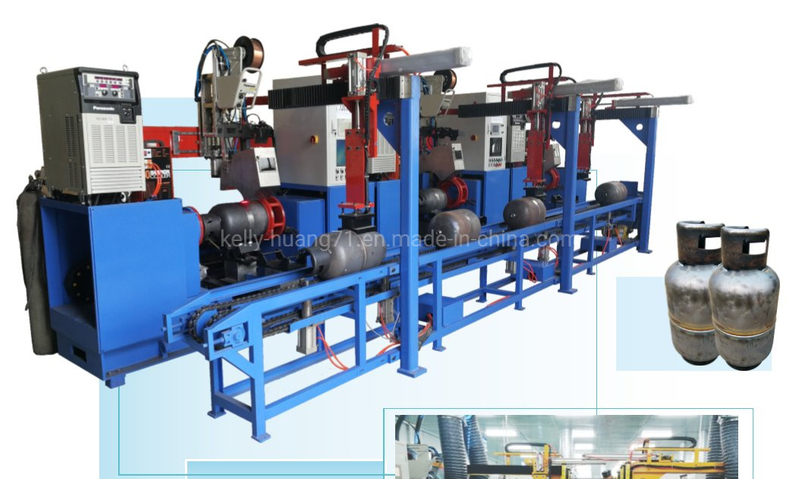 Made in China LPG Cylinder Circumferential Welding Machine / LPG Gas Cylinder Welding Equipmen MIG Circular&Round Seam Welding Machine
