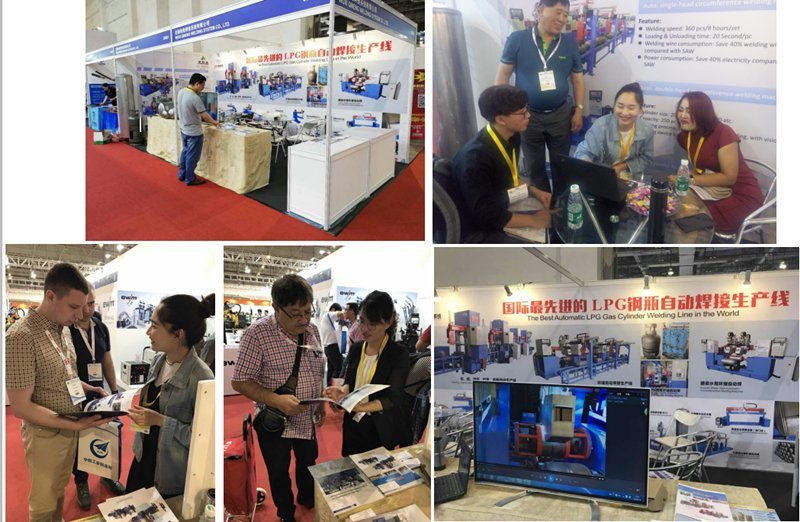 LPG Gas Cylinder Cleaning Shot Blasting Machine