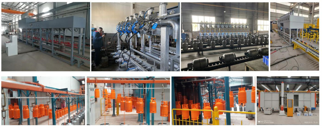 Incredible Modern Fully Automatic 9lb 20lb LPG Gas Cylinder Production Lines Complete 12.5kg 35kg 45kg LPG Gas Cylinders Manufacturing Line