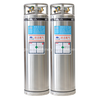 Liquid Nitrogen Argon Oxygen Cryogenic Dewar Cylinder 210L Cryogenic Dewar