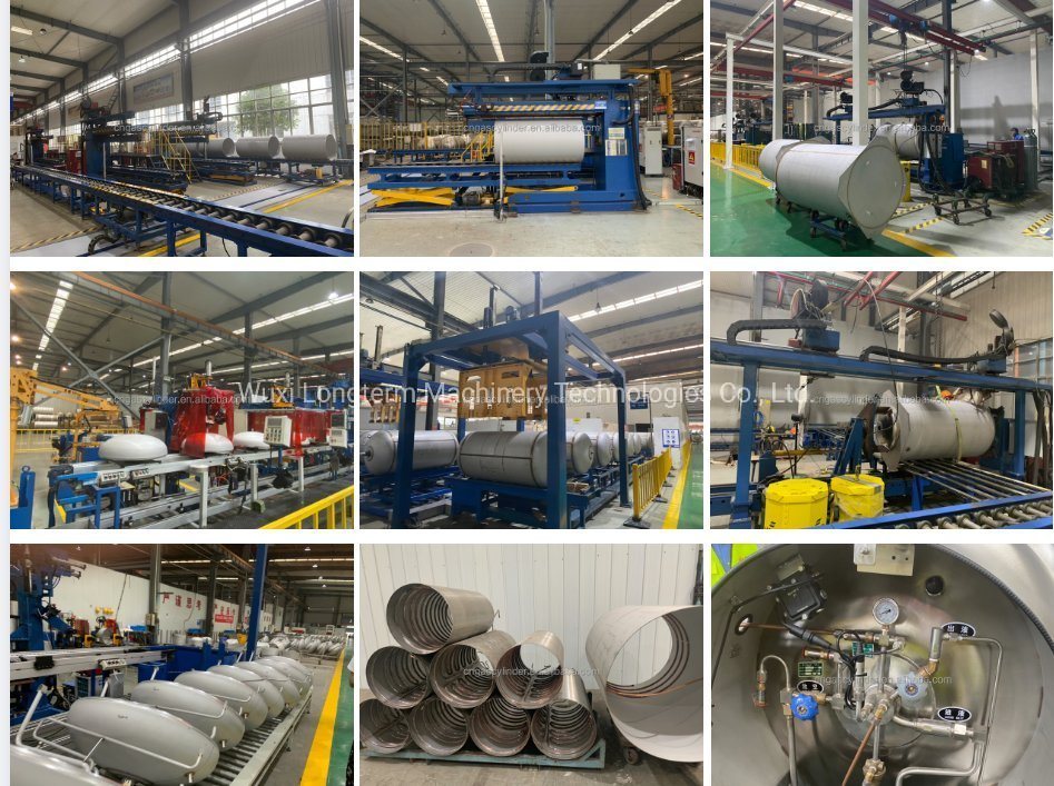 Durability Vehicle Cryogenic Storage Tank Liquid Nitrogen Natural Gas Cylinder