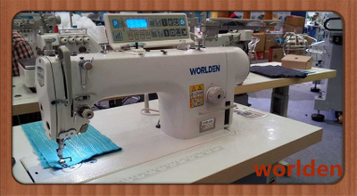 Wd 9000Da直接传动缝纫机与自动整理者