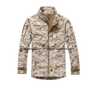 Military Digital Camo Softshell Jacket Waterproof and Breathable