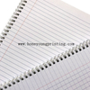 Soft cover double spiral notebook assorted designs 8mm single line with red margin A4 size for student