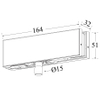 VM-30 American Standard Overpanel Patch with Ø15mm pivot