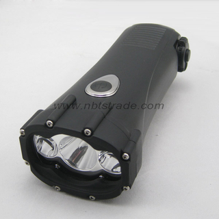 Waterproof LED Dynamo Flashlight