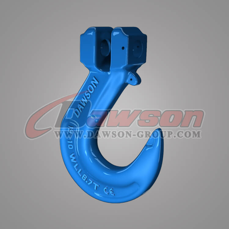 Grade 100 Clevis Sling Hook with Cast Latch, G100 Clevis Hook - China Factory キャスト ラッチ付きグレード 100 クレビス スリング フック、G100 クレビス フック - 中国工場