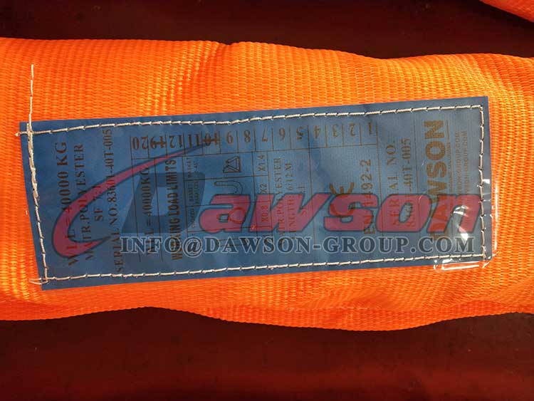 Eslinga redonda de poli&eacute;ster 40T, eslingas de elevaci&oacute;n de poli&eacute;ster - Dawson Group Ltd. - Fabricante, proveedor, f&aacute;brica de China