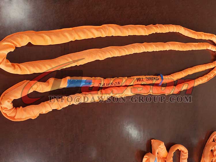 Eslinga redonda de servicio pesado 25T 8M, eslingas de elevaci&oacute;n - Dawson Group Ltd. - Fabricante, proveedor, f&aacute;brica de China